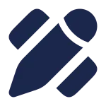 Ruler Cross Pen SVG Icon